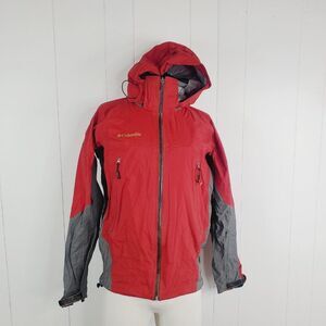 Columbia Men's Red Titanium Interchange Winter Outdoor Snow Jacket Size Small
